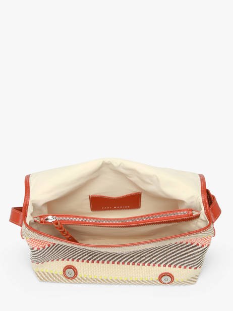 Cross Body Tas Loulou Cuir Et Raphia Paul marius Veelkleurig raphia LOULORAP ander zicht 3