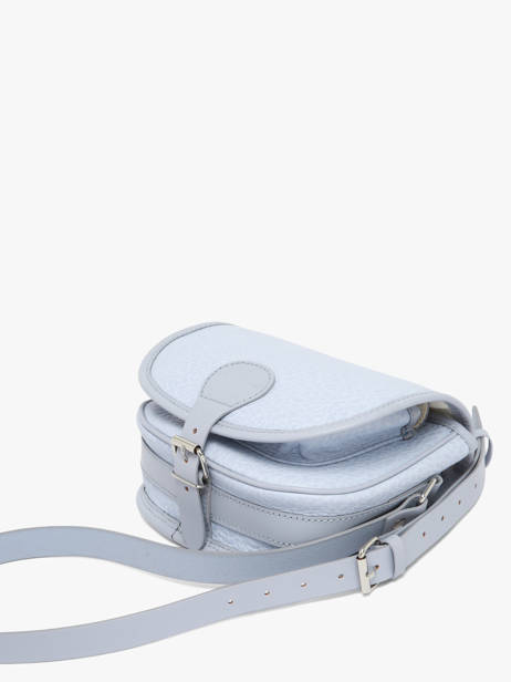 Cross Body Tas Le Bohémien Lavande Leder Paul marius Blauw lavande BOHEMLAV ander zicht 2