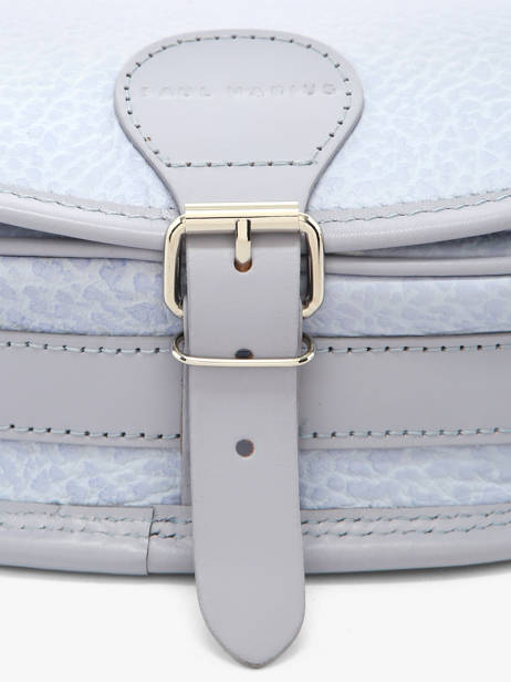 Cross Body Tas Le Bohémien Lavande Leder Paul marius Blauw lavande BOHEMLAV ander zicht 3
