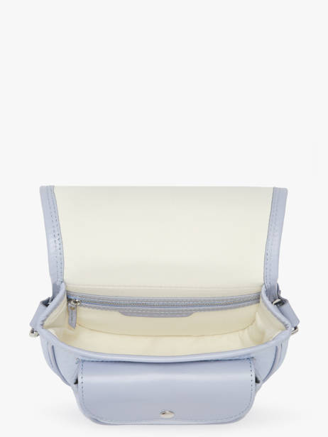 Cross Body Tas Le Bohémien Lavande Leder Paul marius Blauw lavande BOHEMLAV ander zicht 4