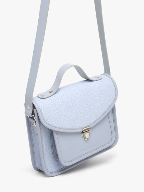 Cross Body Tas Melle George Lavande Leder Paul marius Blauw lavande GEORGLAV ander zicht 2