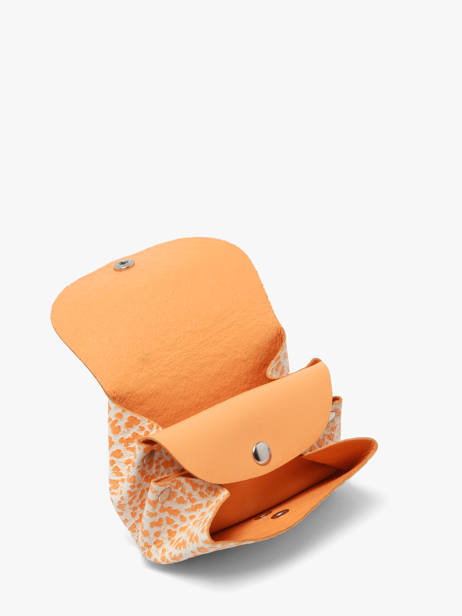 Portemonnee Gustave Orangeade Leder Paul marius Oranje orangeade GUSTAORA ander zicht 1