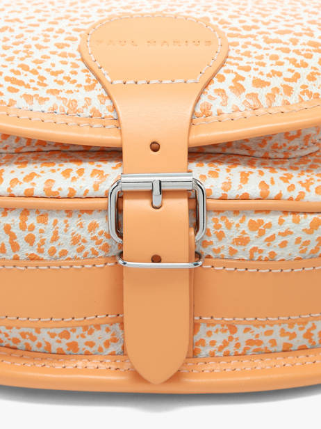 Cross Body Tas Le Bohémien Orangeade Leder Paul marius Oranje orangeade BOHEMORA ander zicht 3