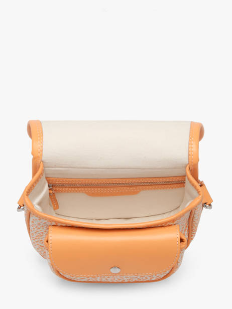 Cross Body Tas Le Bohémien Orangeade Leder Paul marius Oranje orangeade BOHEMORA ander zicht 4