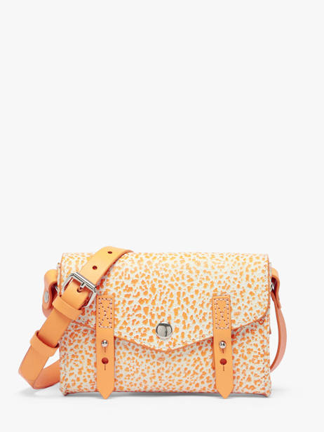 Cross Body Tas Le Mini Indispensable Orangeade Leder Paul marius Oranje orangeade MINIORA