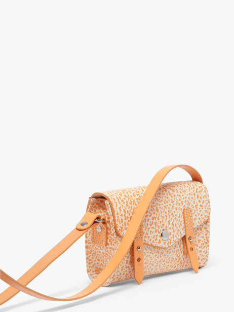 Cross Body Tas Le Mini Indispensable Orangeade Leder Paul marius Oranje orangeade MINIORA ander zicht 2