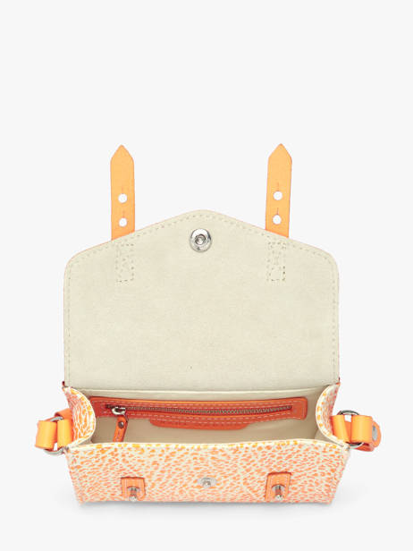 Cross Body Tas Le Mini Indispensable Orangeade Leder Paul marius Oranje orangeade MINIORA ander zicht 3