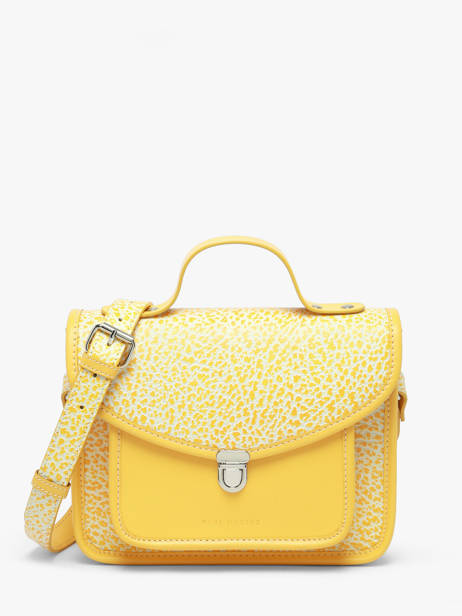 Cross Body Tas Melle George Citronade Leder Paul marius Geel citronade GEORGCIT