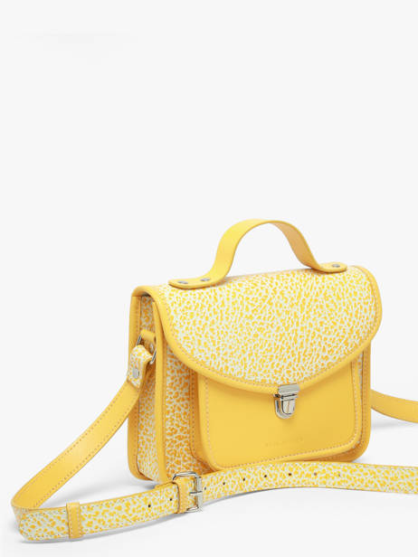 Cross Body Tas Melle George Citronade Leder Paul marius Geel citronade GEORGCIT ander zicht 2