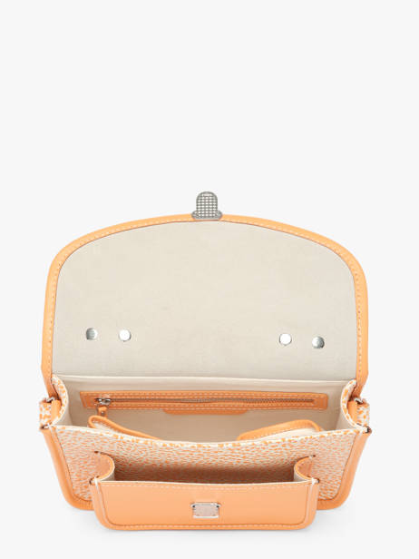 Cross Body Tas Melle George Orangeade Leder Paul marius Oranje orangeade GEORGORA ander zicht 3