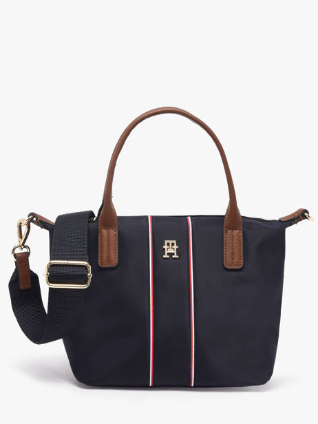 Cross Body Tas Popette Nylon Tommy hilfiger Blauw popette AW17707