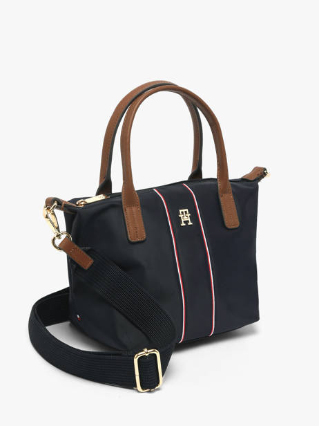 Cross Body Tas Popette Nylon Tommy hilfiger Blauw popette AW17707 ander zicht 2