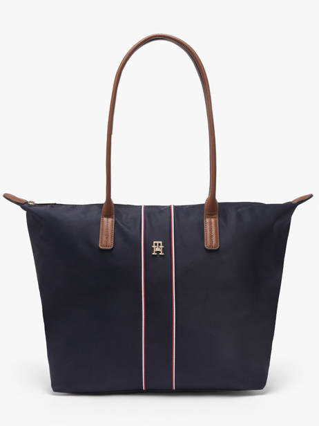 Schoudertas Popette Nylon Tommy hilfiger Blauw popette AW17706