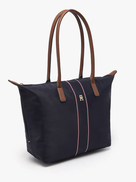 Schoudertas Popette Nylon Tommy hilfiger Blauw popette AW17706 ander zicht 2