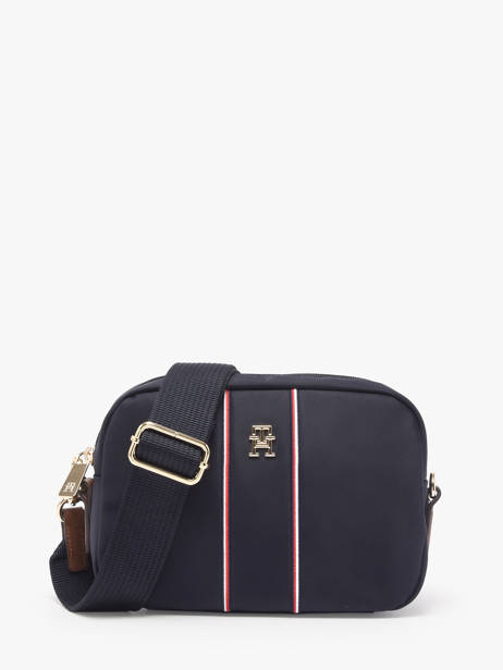Cross Body Tas Popette Nylon Tommy hilfiger Blauw popette AW17710