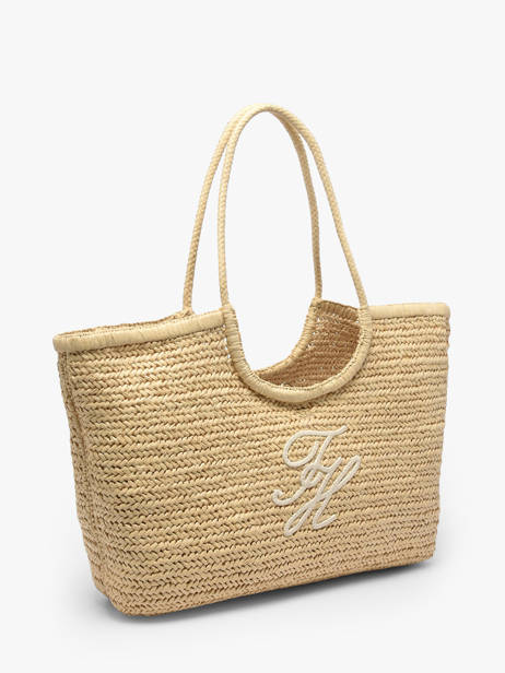 Schoudertas Th Elevated Summer Polyurethaan Tommy hilfiger Bruin th elevated summer AW18536 ander zicht 2
