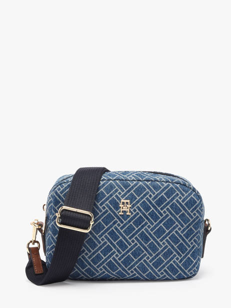 Cross Body Tas Popette Katoen Tommy hilfiger Blauw popette AW18610