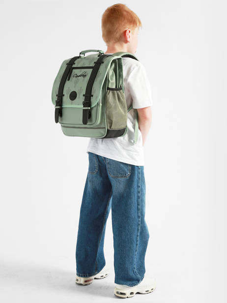 Rugzak Vintage North 2 Compartimenten Cameleon Groen vintage north 28349-22 ander zicht 1