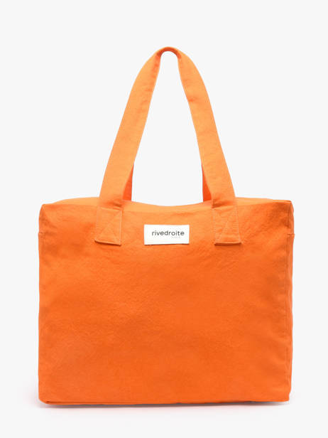 Schoudertas A4 Célestins Gerecycleerd Katoen Rivedroite Oranje timeless CELESTIM