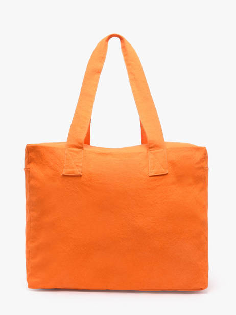 Schoudertas A4 Célestins Gerecycleerd Katoen Rivedroite Oranje timeless CELESTIM ander zicht 4