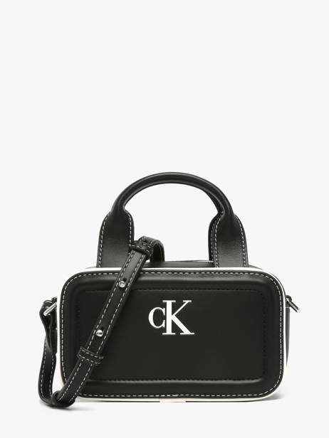 Cross Body Tas Contrast Calvin klein jeans Zwart contrast 4F1257G