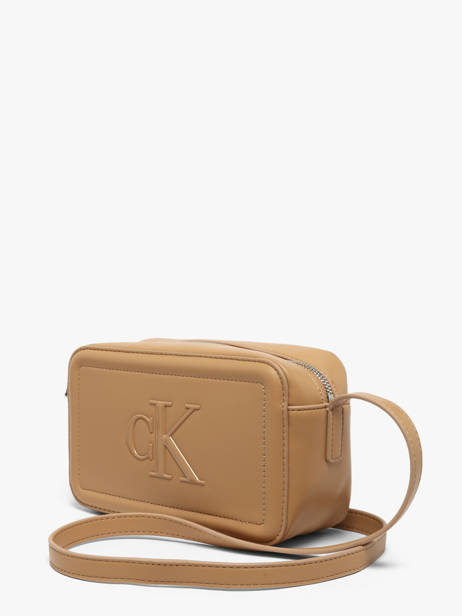 Cross Body Tas Bold Calvin klein jeans Beige bold 4F3220G ander zicht 2