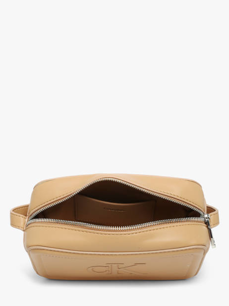 Cross Body Tas Bold Calvin klein jeans Beige bold 4F3220G ander zicht 3