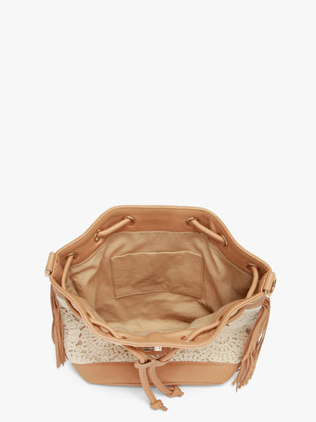 Cross Body Tas Antibes Katoen Les tropeziennes Beige antibes TZ03 ander zicht 3