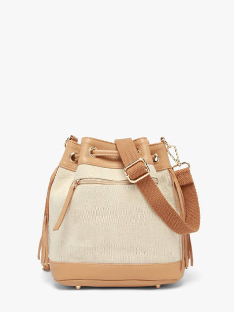 Cross Body Tas Antibes Katoen Les tropeziennes Beige antibes TZ03 ander zicht 4