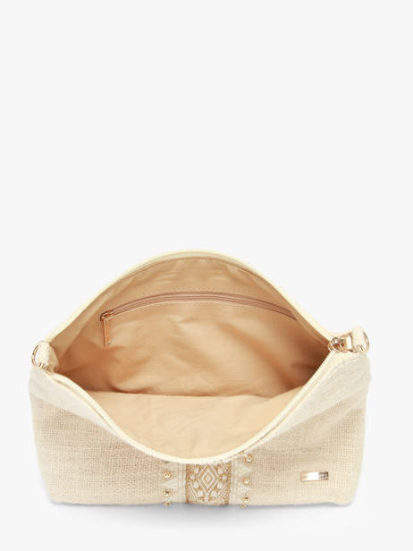 Cross Body Tas Bandol Katoen Les tropeziennes Beige bandol TZ02 ander zicht 3