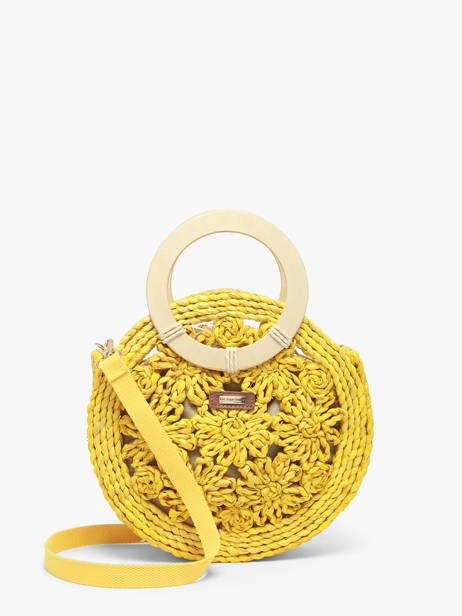 Cross Body Tas Mediterranee Papier Les tropeziennes Geel mediterranee TZ03