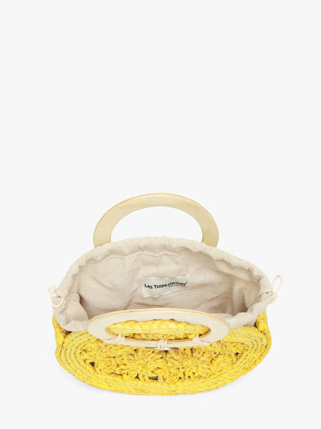 Cross Body Tas Mediterranee Papier Les tropeziennes Geel mediterranee TZ03 ander zicht 3