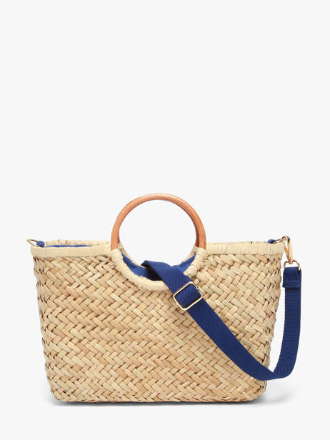 Cross Body Tas Monaco Stro Les tropeziennes Beige monaco TZ01 ander zicht 4