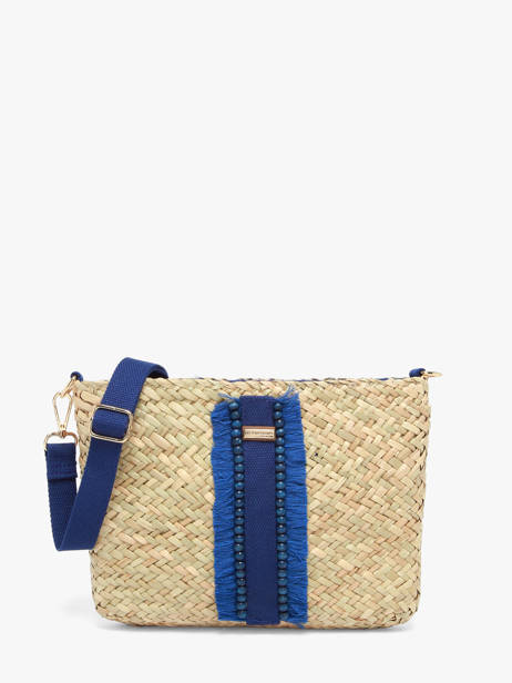 Cross Body Tas Monaco Stro Les tropeziennes Beige monaco TZ02