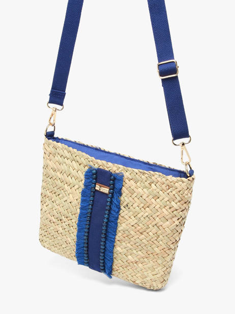 Cross Body Tas Monaco Stro Les tropeziennes Beige monaco TZ02 ander zicht 2