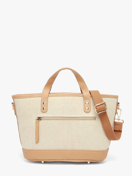Handtas Antibes Katoen Les tropeziennes Beige antibes TZ01 ander zicht 4
