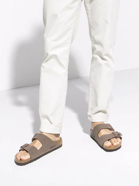 Slippers Arizona Birkenstock Bruin men 151181 ander zicht 1