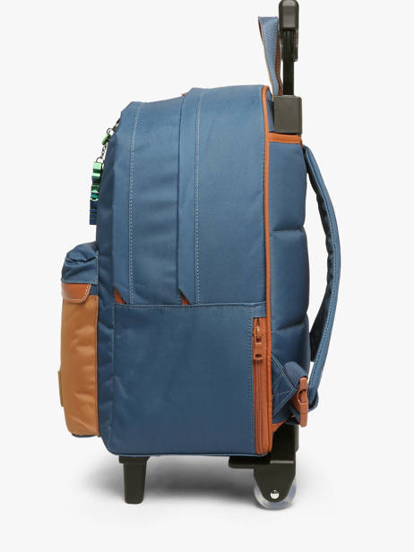 Rugzak Op Wieltjes 2 Compartimenten Tann's Blauw les fantaisies g 73128 ander zicht 2