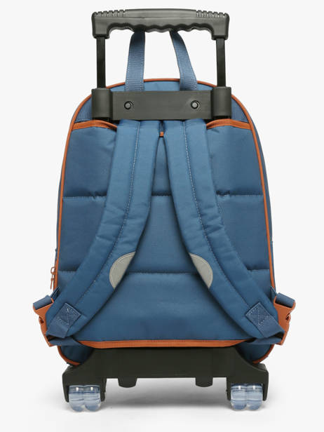 Rugzak Op Wieltjes 2 Compartimenten Tann's Blauw les fantaisies g 73128 ander zicht 4