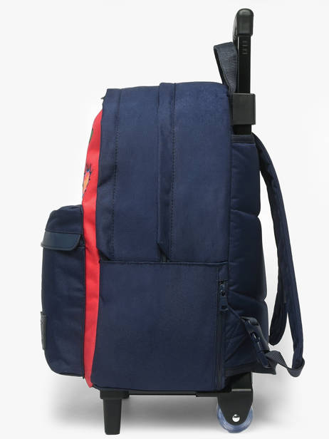 Rugzak Op Wieltjes 2 Compartimenten Tann's Blauw les fantaisies g 73328 ander zicht 2