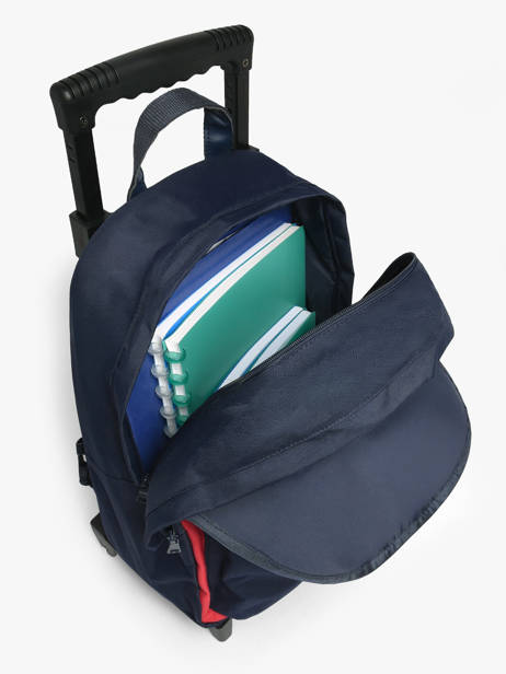 Rugzak Op Wieltjes 2 Compartimenten Tann's Blauw les fantaisies g 73328 ander zicht 3