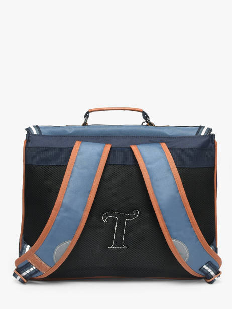 Boekentas 2 Compartimenten Tann's Blauw les fantaisies g 38208 ander zicht 4