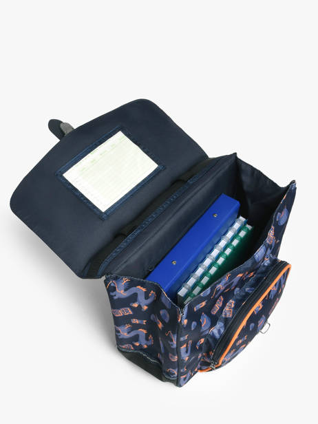 Boekentas 1 Compartiment Tann's Blauw les fantaisies g 35155 ander zicht 3