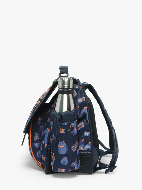 Boekentas 2 Compartimenten Tann's Blauw les fantaisies g 38155 ander zicht 2