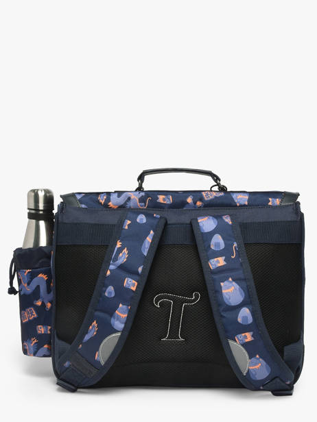 Boekentas 2 Compartimenten Tann's Blauw les fantaisies g 38155 ander zicht 4