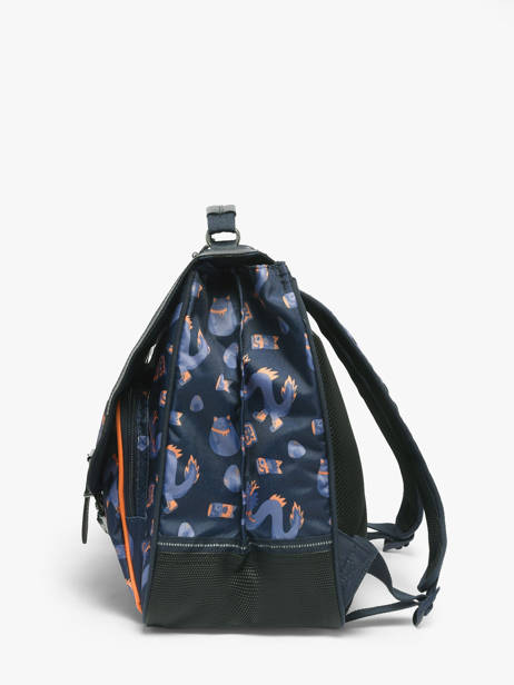 Boekentas 2 Compartimenten Tann's Blauw les fantaisies g 41155 ander zicht 2