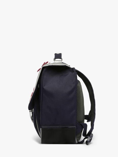 Boekentas 1 Compartiment Tann's Blauw les fantaisies f 35268 ander zicht 2