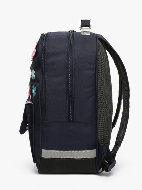 Rugzak 2 Compartimenten Tann's Blauw les fantaisies f 74268 ander zicht 2