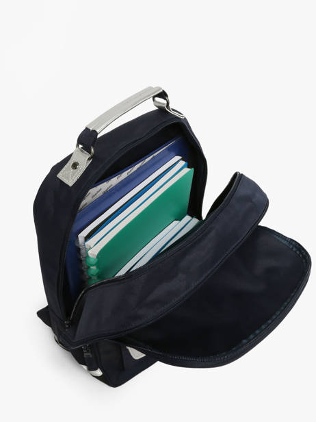 Rugzak 2 Compartimenten Tann's Blauw les fantaisies f 74268 ander zicht 3