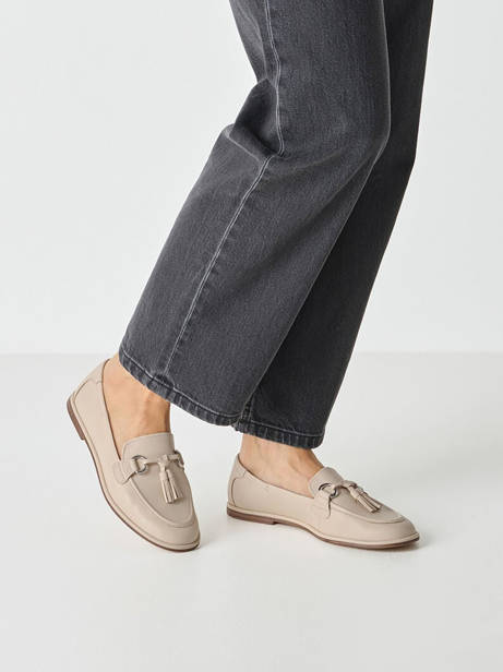 Mocassins Uit Leder Tamaris Beige women 46 ander zicht 1